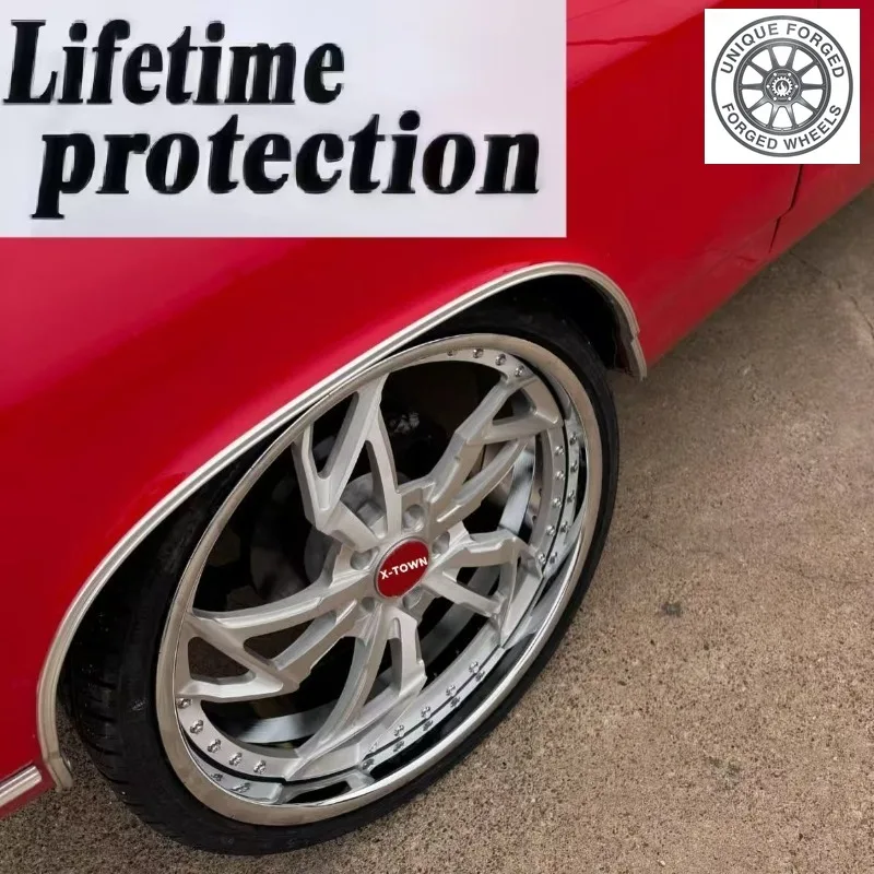 26 Style Best Selling Forged Two‑Piece Customized Aluminum Alloy Rim Silver Alloy Wheels Rims For Corvette For C8 Stingray For C