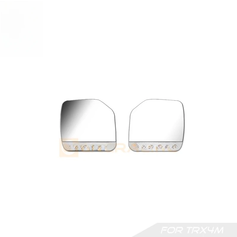 

Stainless Steel Simulation Rear View Mirror Accessories for 1/18 RC Crawler Car Traxxas TRX4M Ford Fierce Horse Upgrade Parts