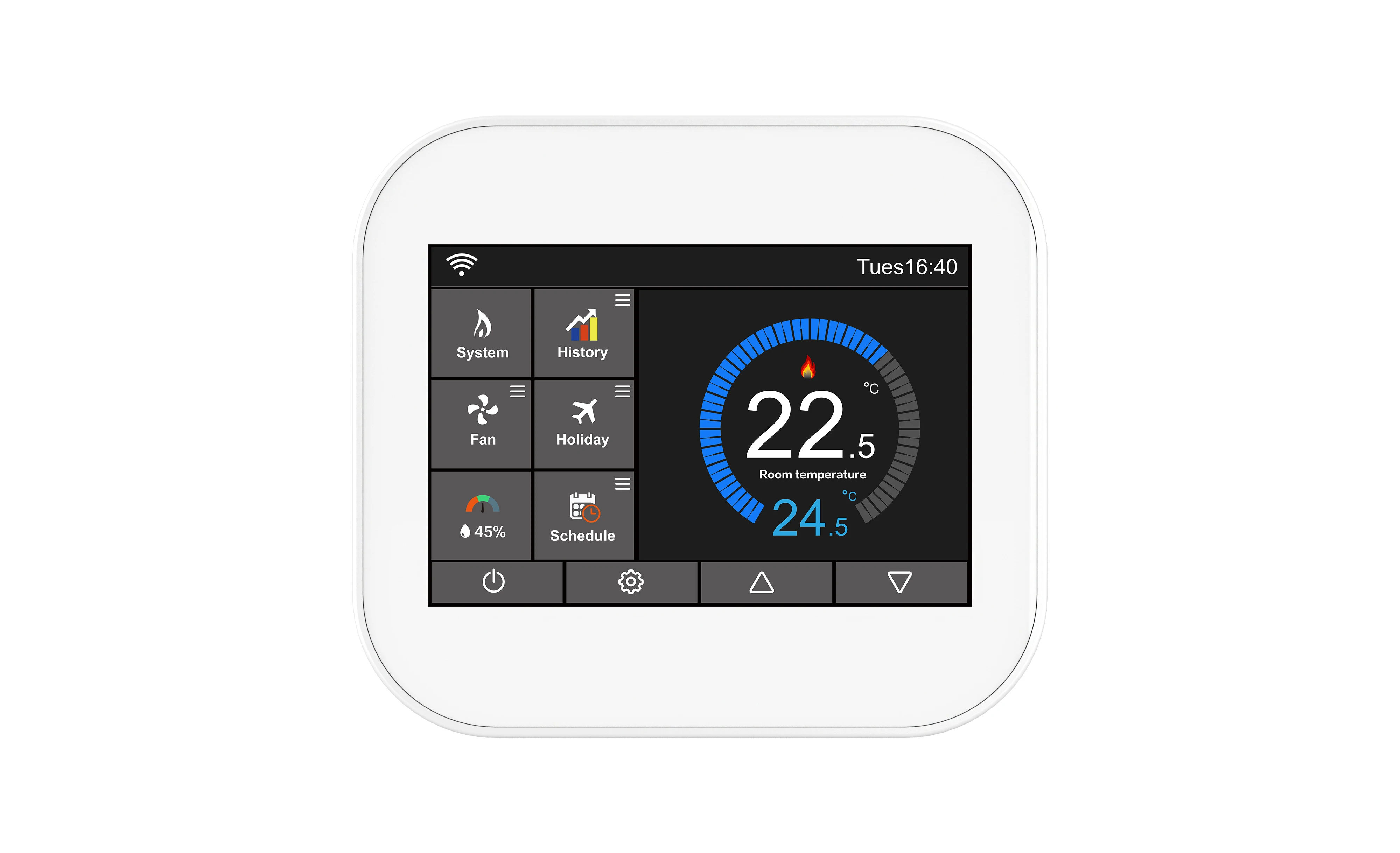 MC6 Adaptive Multi-Zone Thermostat System With Eco-Smart Modes For Varied Lifestyle Requirements