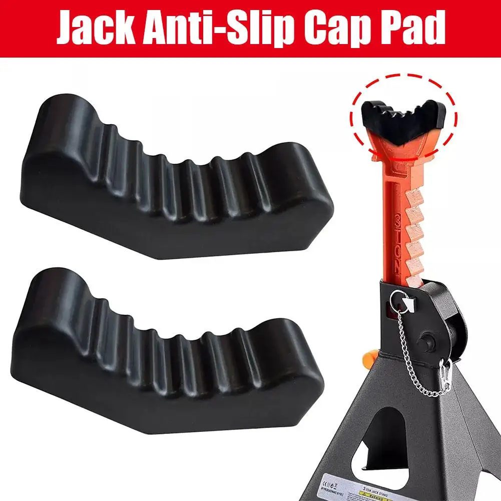 Car Slotted Lift Jack Stand Rubber Pad Floor Adapter Safety Pads Rail Tools Universal Grip Repair Frame 3ton Pinch Lifting O7y1