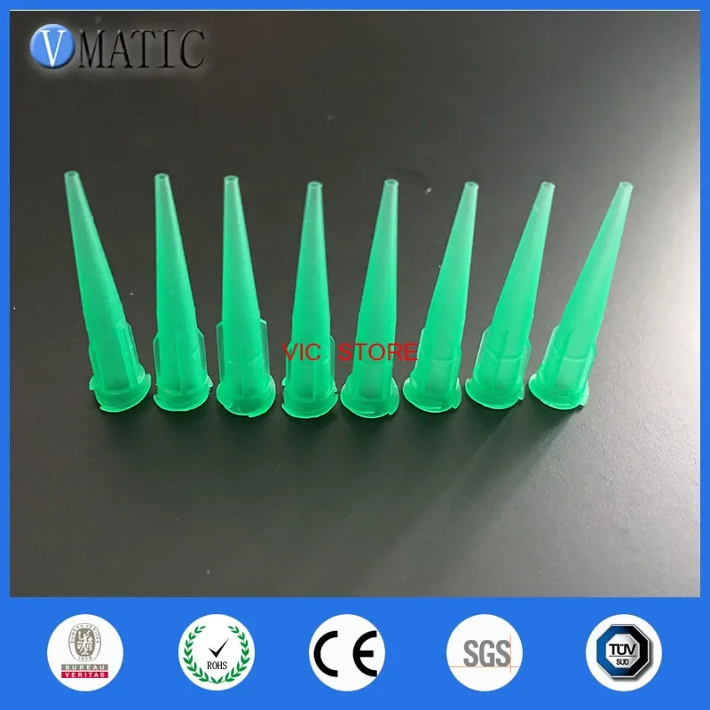 Free Shipping Plastic Conical Smooth Flow Tapered Needle Assortment 100Pcs 18G TT Tapered Dispense Needle Tip