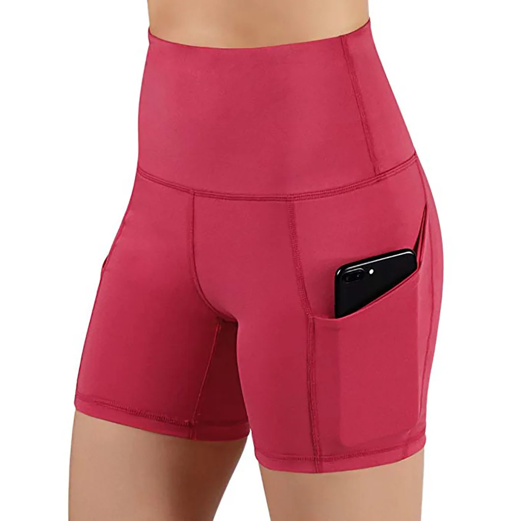 Summer classic Leggings Stretch slim Yoga shorts Running high-waisted hip lift tight shorts