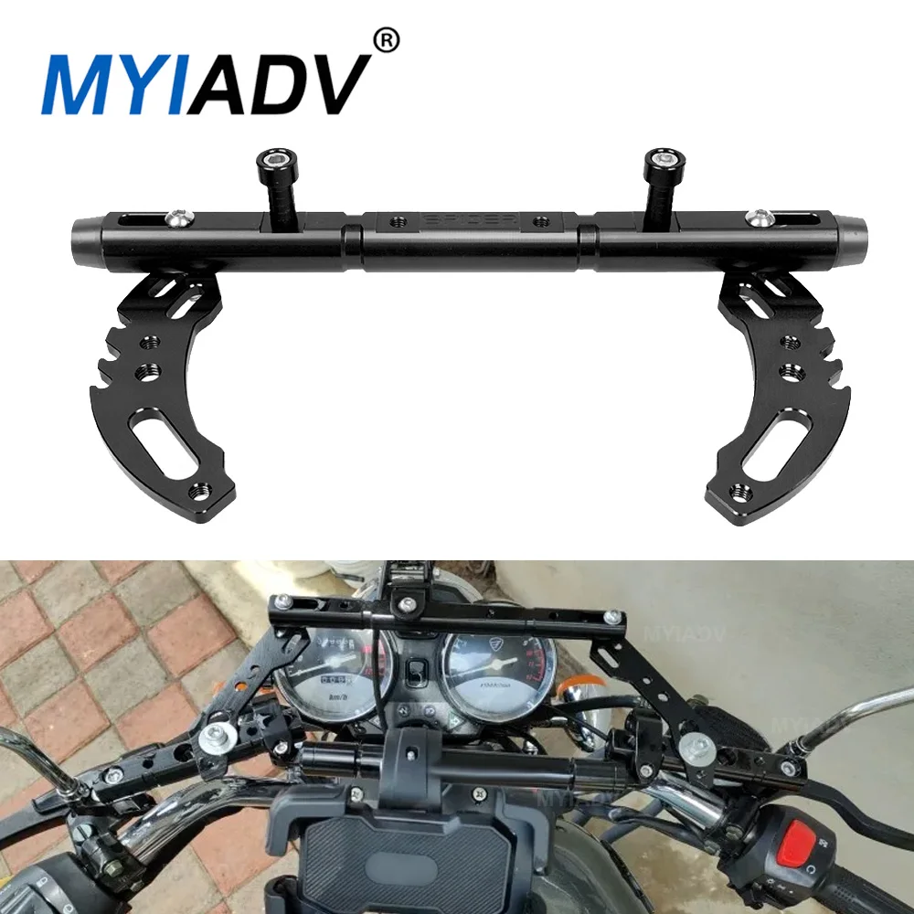 

For YAMAHA XMAX 250 300 Universal Motorcycle Cross Bar Balance Bar Mutifunctional 22mm Crossbar Smart Phone GPS Navigator Holder