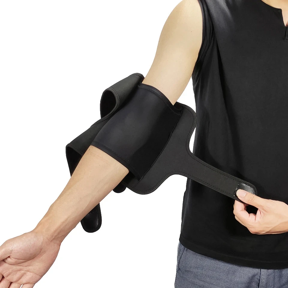 1Pcs Elbow Brace Night Elbow Sleep Support Stabilizer With 2 Removable Metal Splints For Cubital Tunnel Syndrome Tendonitis