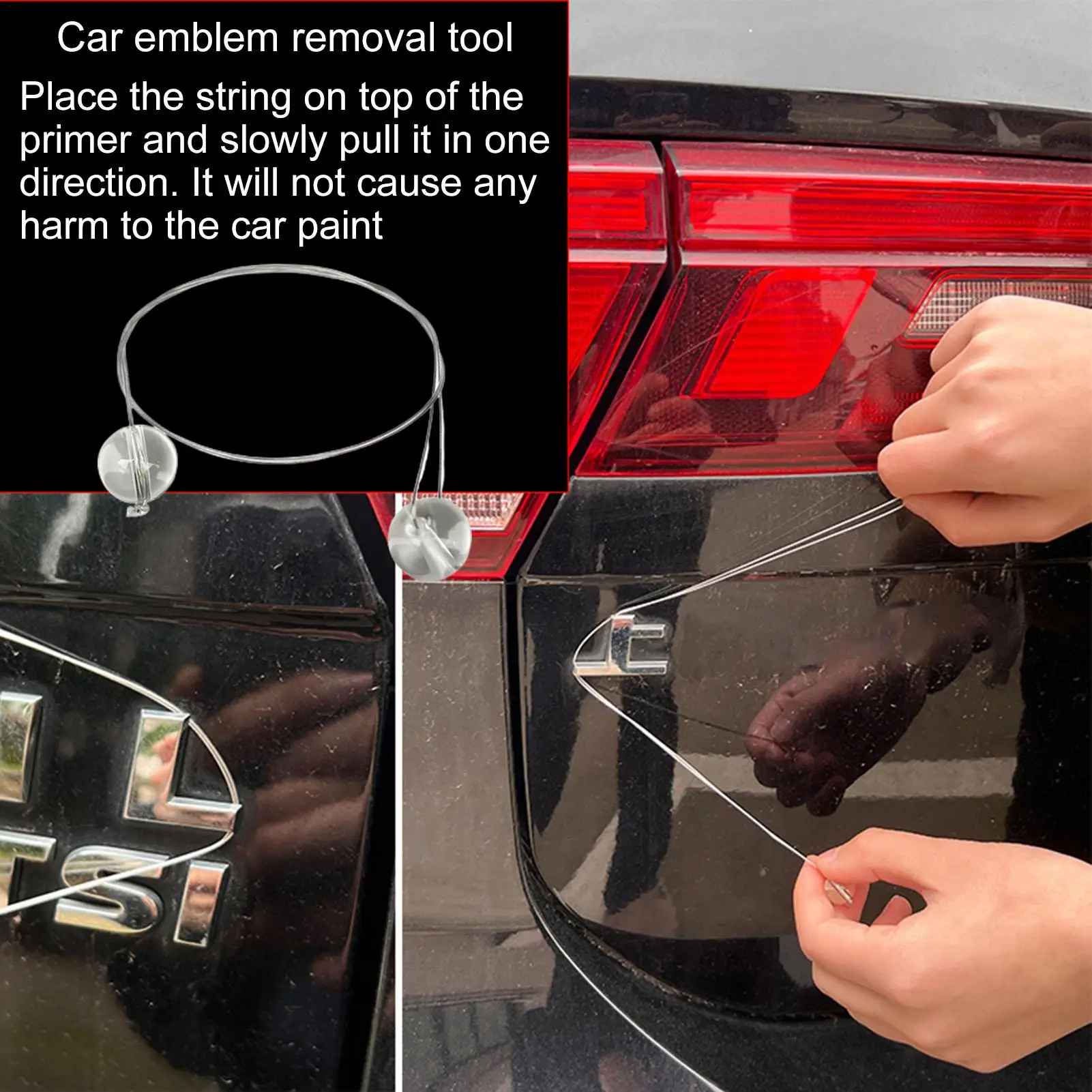 

Car Emblem Removal Tool Logo Plate Line Remover Emblem Remover No-Scratch Pry Tool Car Emblem Removal Kit for car Logo Badge