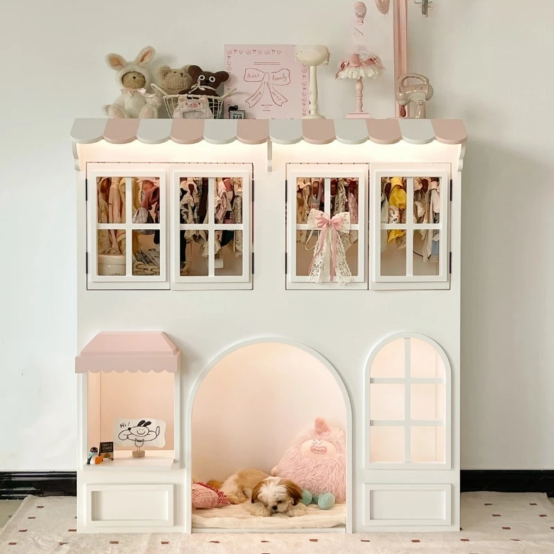 Pet Villa Pet Nest Upper Cabinet Lower Nest Combination
