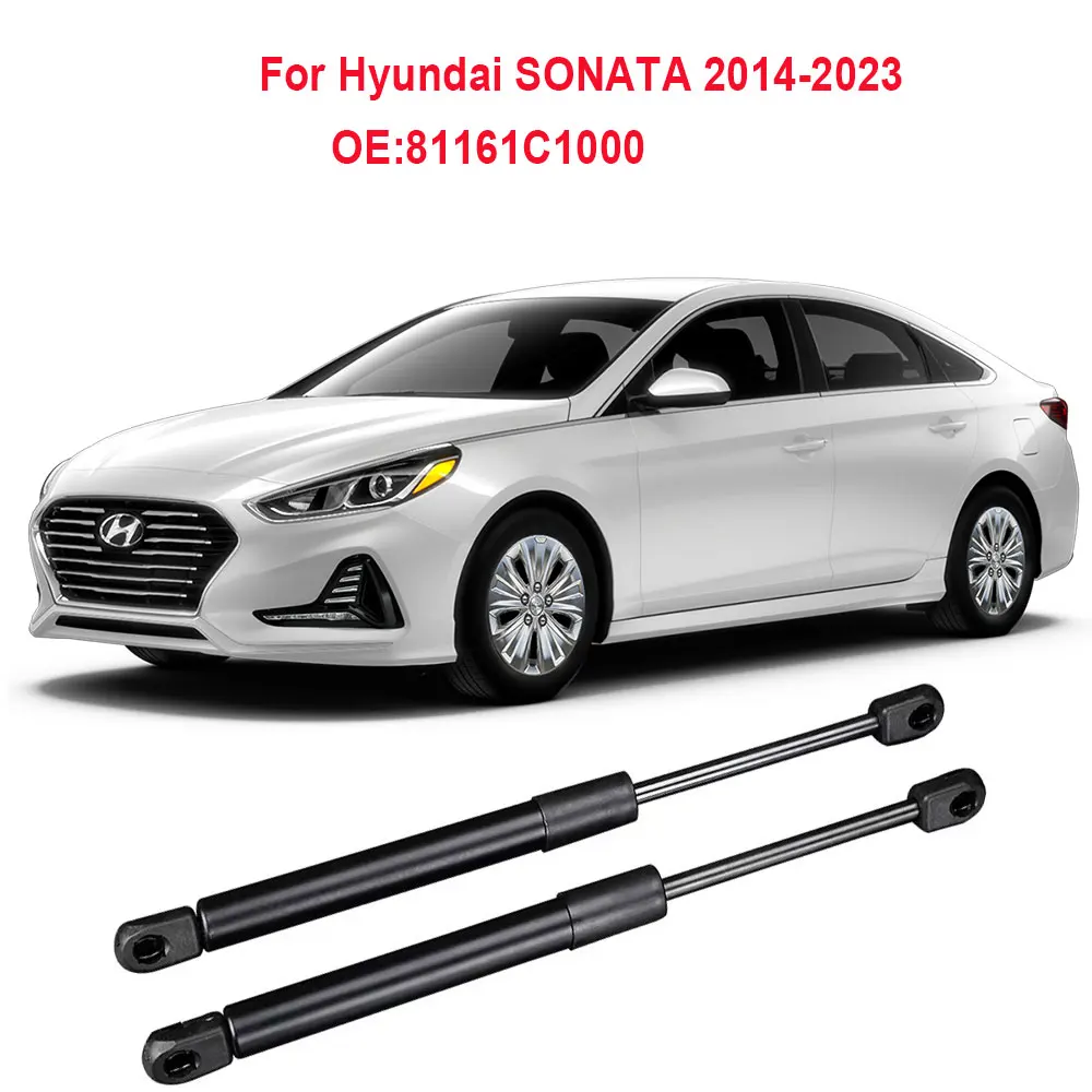 2 Stück Vordere Motorhaube Gasdruckfedern für Hyundai Sonata 2014 2015 2016 2017 2018 2019 2020 2021 2022 2023 – Detail 1