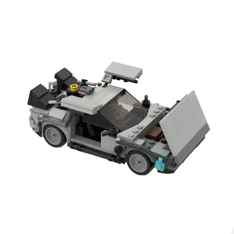 

Классическая модель автомобиля Moc Building Bricks Future DMC-12 Concept Cars And Van Technology Blocks Подарочные рождественские игрушки Наборы для самостоятельной сборки