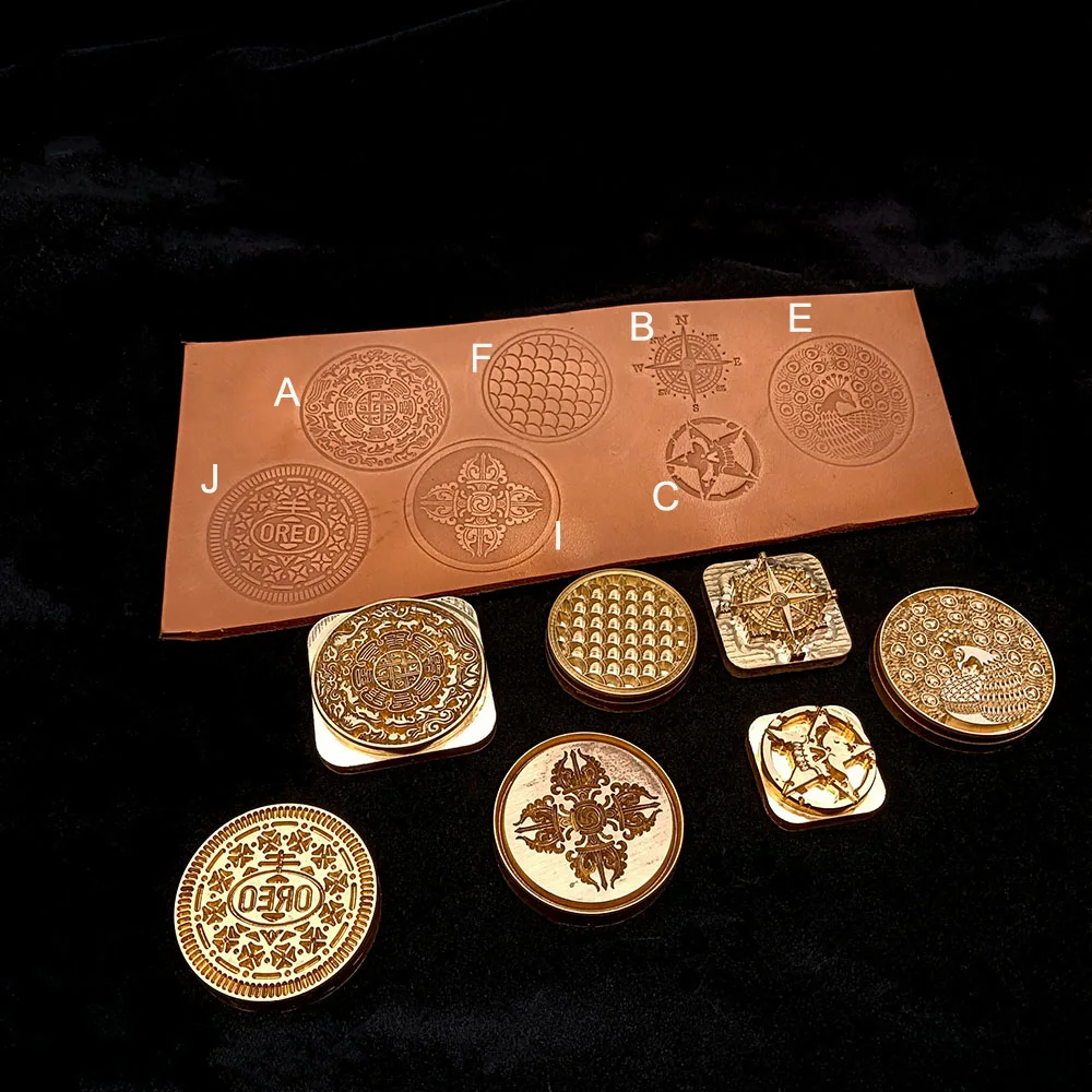 Custom Made Brass Stamp Logo, Leather Stamping for Wood Cake Leathercraft, Heat Embosser Seal