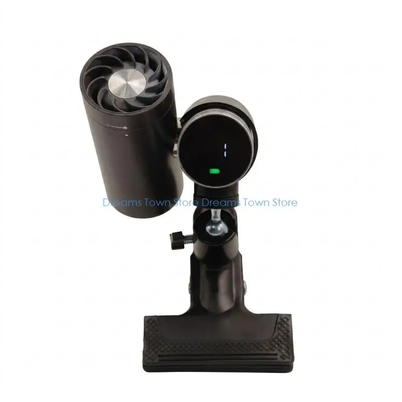HX6A Bike Handlebars Fan Holder Clip for Travel, Cycling, Quick Screw-On Assembly
