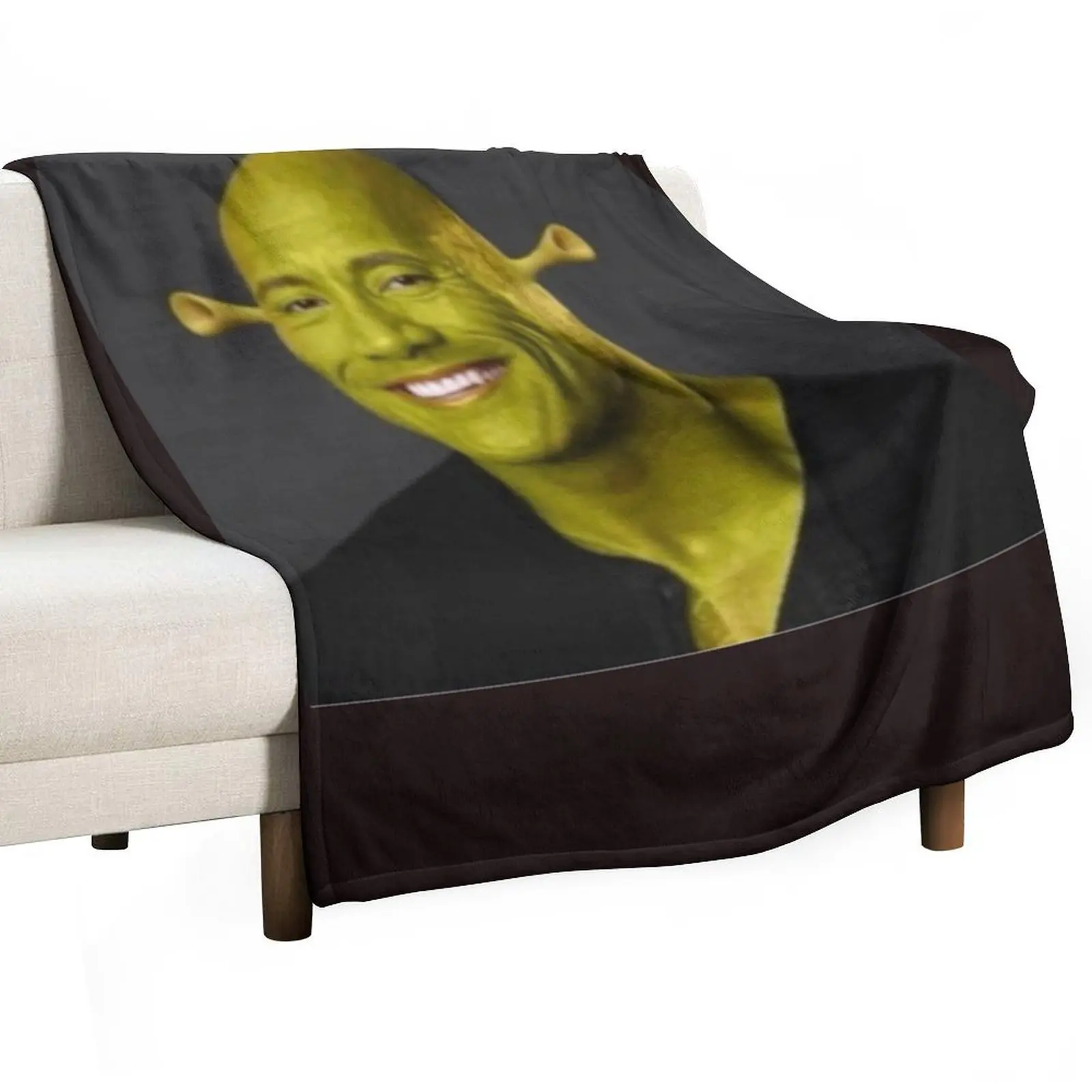 Dwayne &x27;The Shrok Johnson Classic T-Shirt Throw Blanket Thin Luxury St funny gift Sofa Throw Luxury Thicken Blankets