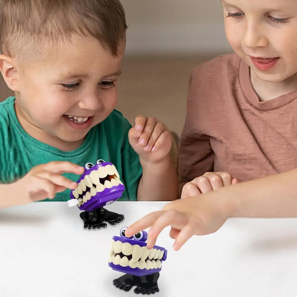 Classic clockwork teeth novelty gift