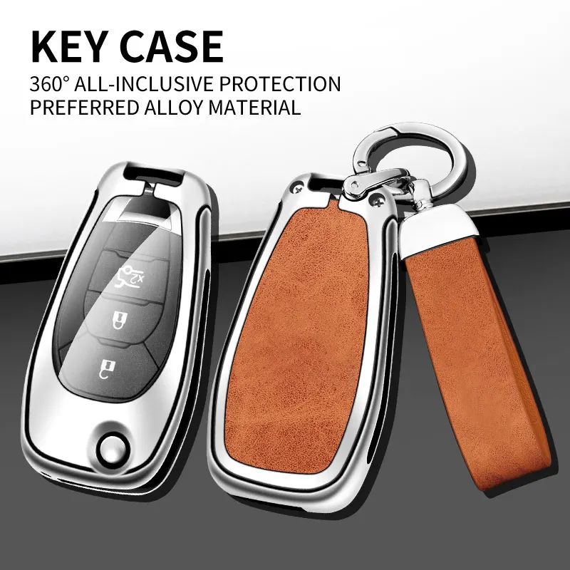 Car Key Cover For Chevrolet Cruze Malibu Onix RS Spark Aveo view 2