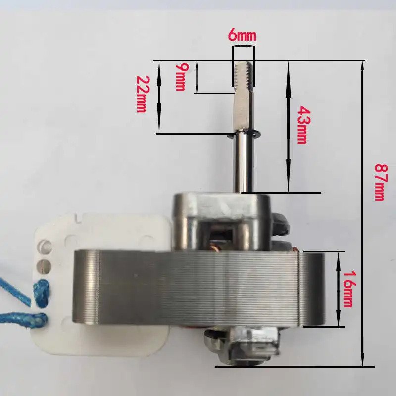 Air fryer YJ61-16/13/10 single phase cover pole asynchronous motor universal