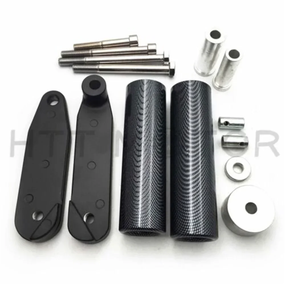 Motorcycle Parts No Cut Frame Slider for Kawasaki 2008-2013 Ninja 250 250R EX250 Carbon