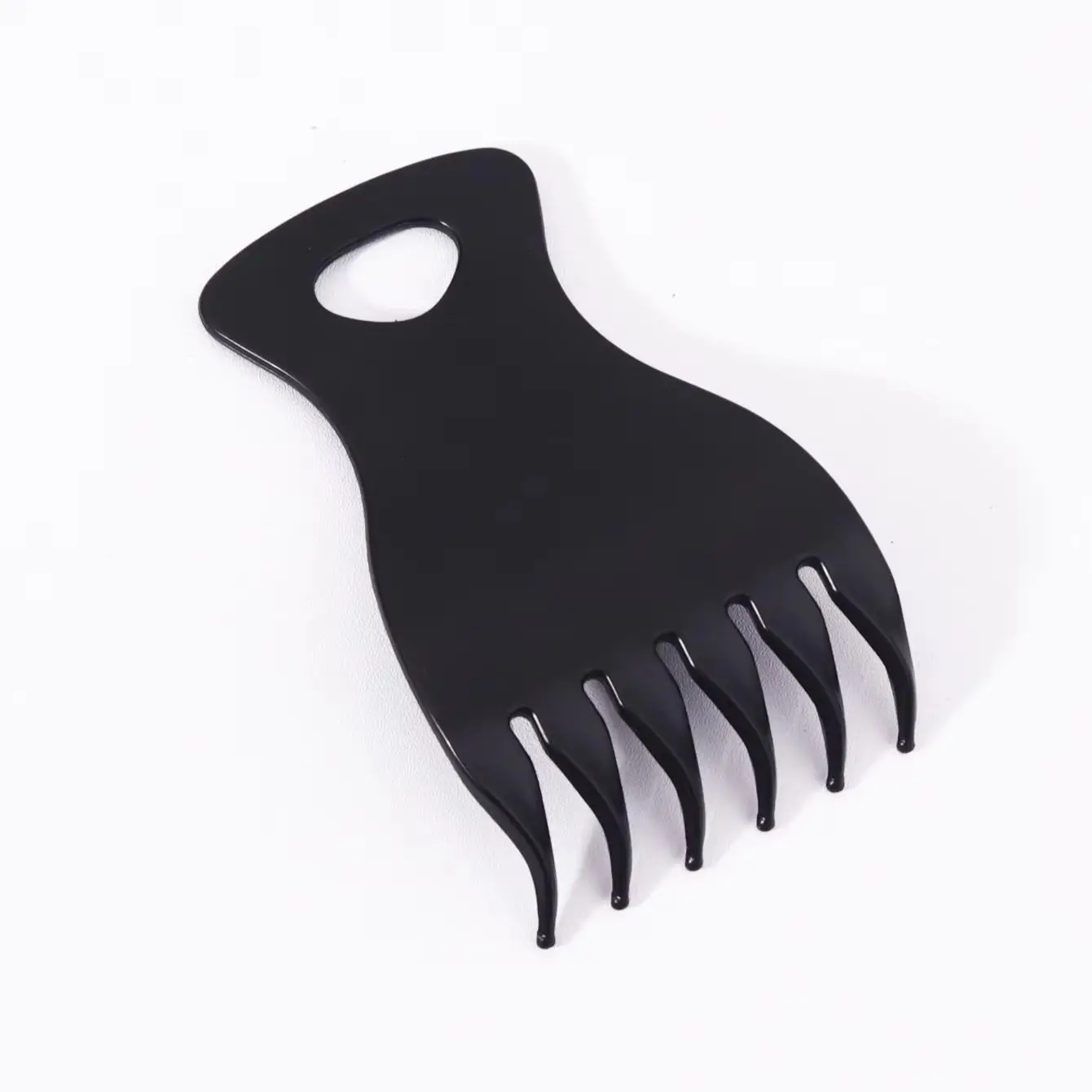 

Ergonomic wide toothed oil comb, comfortable to grip, easier to comb, can be put in a pocket Special for real hair wigs