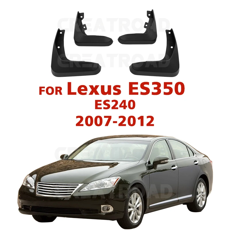 Für Lexus es es350 es240 2007 2008 2009 2010 2011 2012 Schmutz fänger Spritz schutz Schlamm klappe Kotflügel Set Schmutz fänger