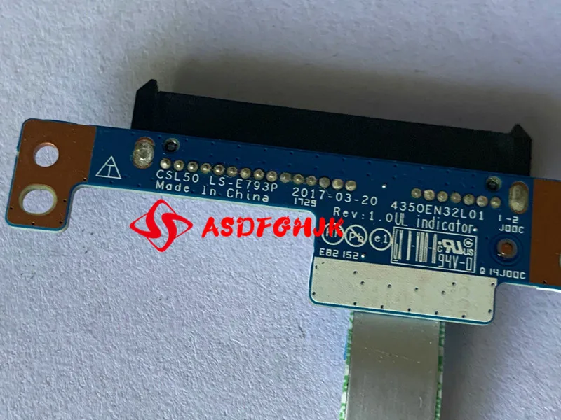 For HP 15T-BR 15Z-BW 15-BS 255 g6 250 g6 CSL50 LS-E793P HDD Hard Drive Connector Board with Cable All Tests OK