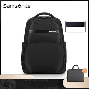 Samsonite 남성 비즈니스 통근 가방 15.6 인치 컴퓨터 가방 대용량 배낭 Nu0 