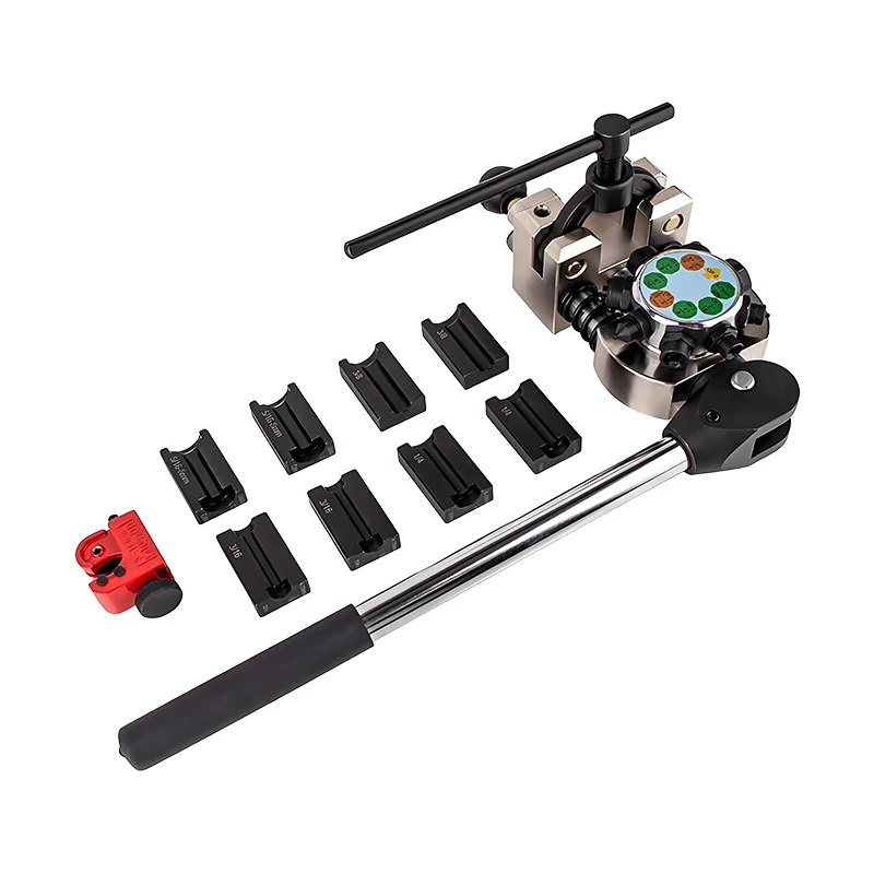 Auto Brake Pipe Flaring and Reaming Tool for Flaring 45 Degrees Single and Double Brake Pipes Vehicle Tool