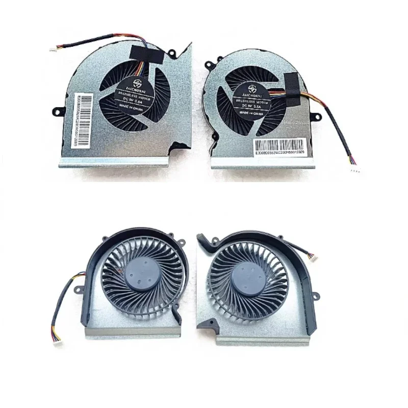 Genuine Laptop CPU GPU Cooling Fans for GL65 GE65 GP65 WE65 9TI 9TJ Leopard MS-16U1 Notebook PC Cooler VGA Fan PAAD06015SL parts