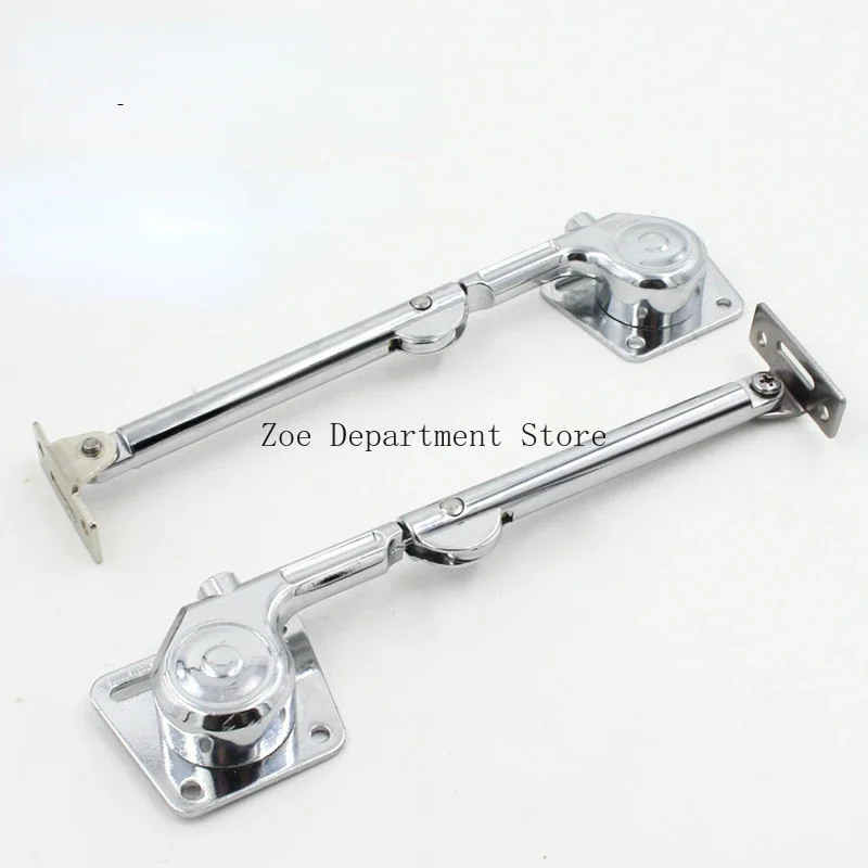 2Pcs (1Pair) Oil-Dampered Hydraulic Zinc Alloy Flap Up Strut Down Stay Support Furniture Cabinet Dressing Cupboard Door