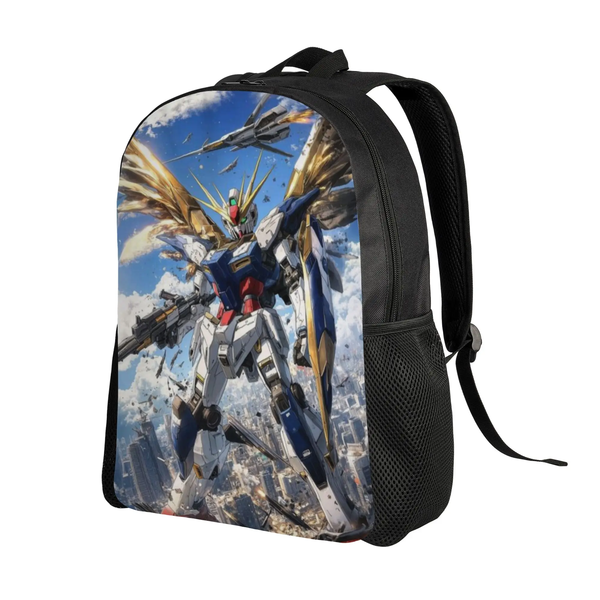 Gundam Handbag Back to school season Robot Movies (22)  Snack Storage Backpack