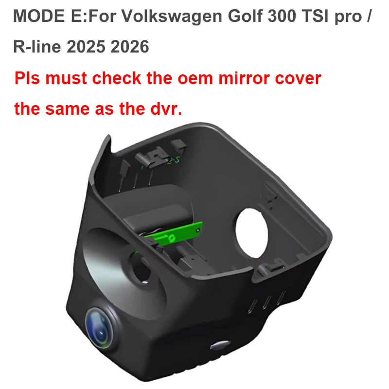 4K HD Plug and play Car DVR Wifi Camera Original For Volkswagen Golf 7/8 R-line,Golf Sportsvan,Bora Magotan Atlas Tiguan L