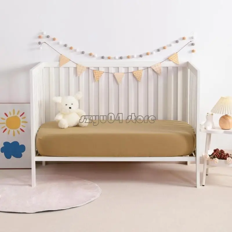 4X7D 2Pcs/set Breathable Baby Bassinet Sheet Detachable Fitted Sheet Protector Sleeve