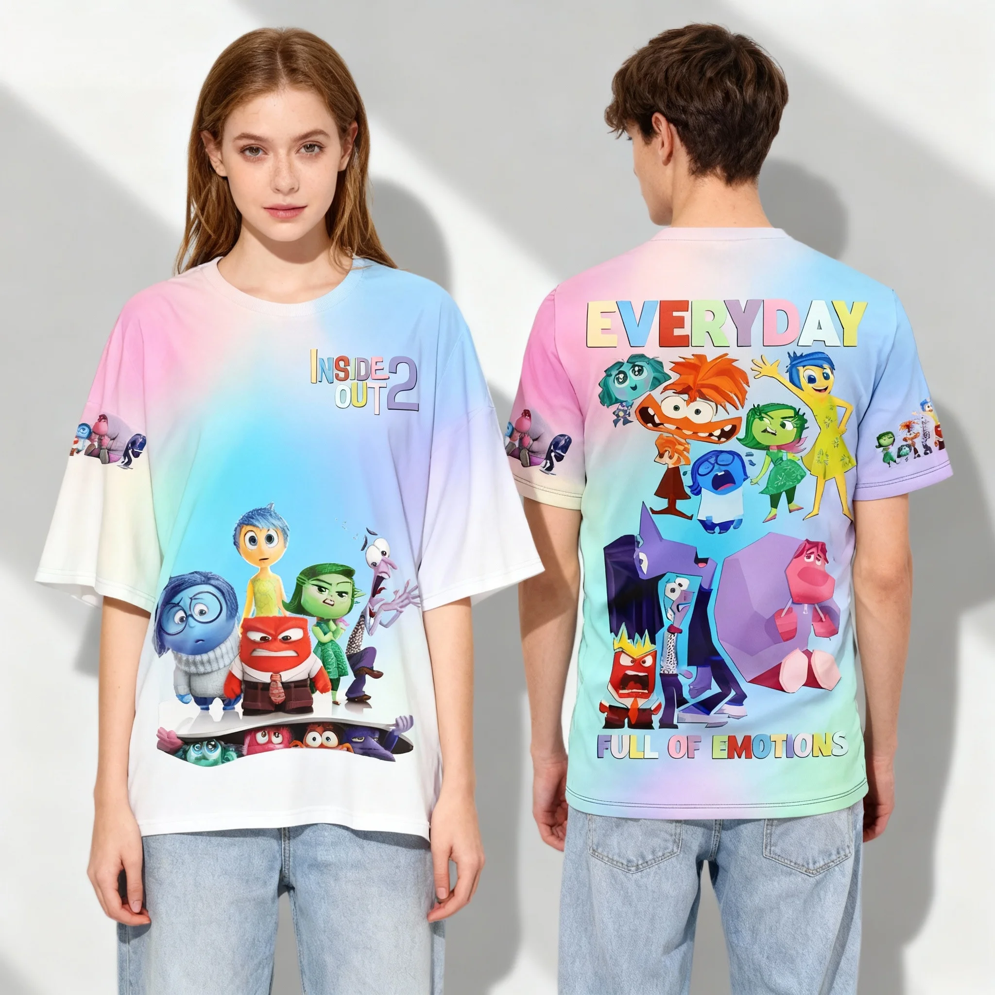 25/26 جديد ديزني ميكي وميني الرسوم المتحركة موضوع قميص الحلو وبارد الشارع تيشيرت صيفي المتضخم المرأة الكبار Hot البيع