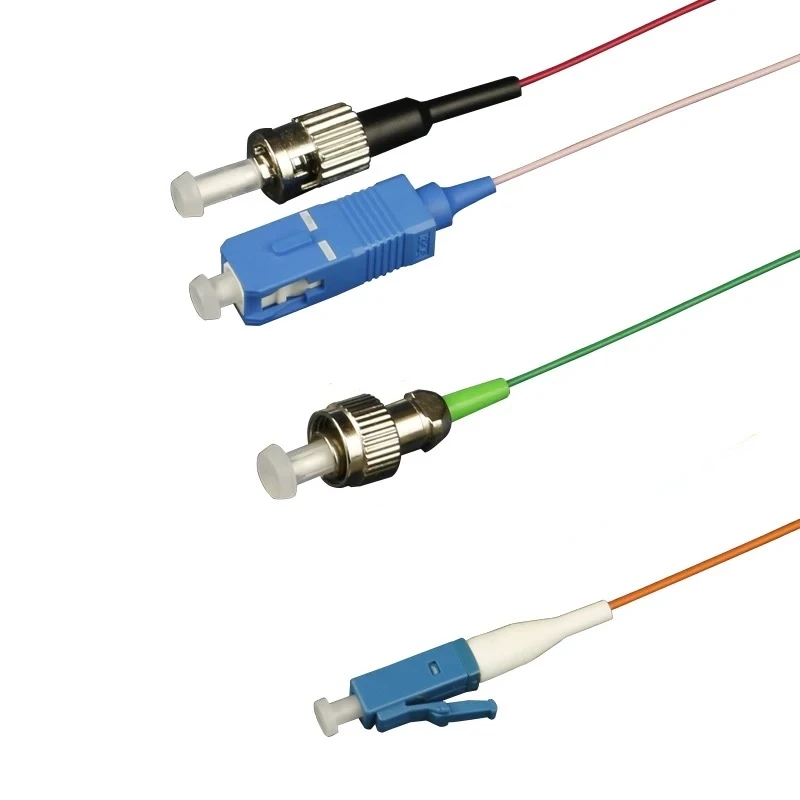 0.1m short fiber jumper 20/30/10cm 10pcs single-mode 0.9mm single core fiber optic cable SC to FC-SC-LC-ST tail fiber FTTH ELINK