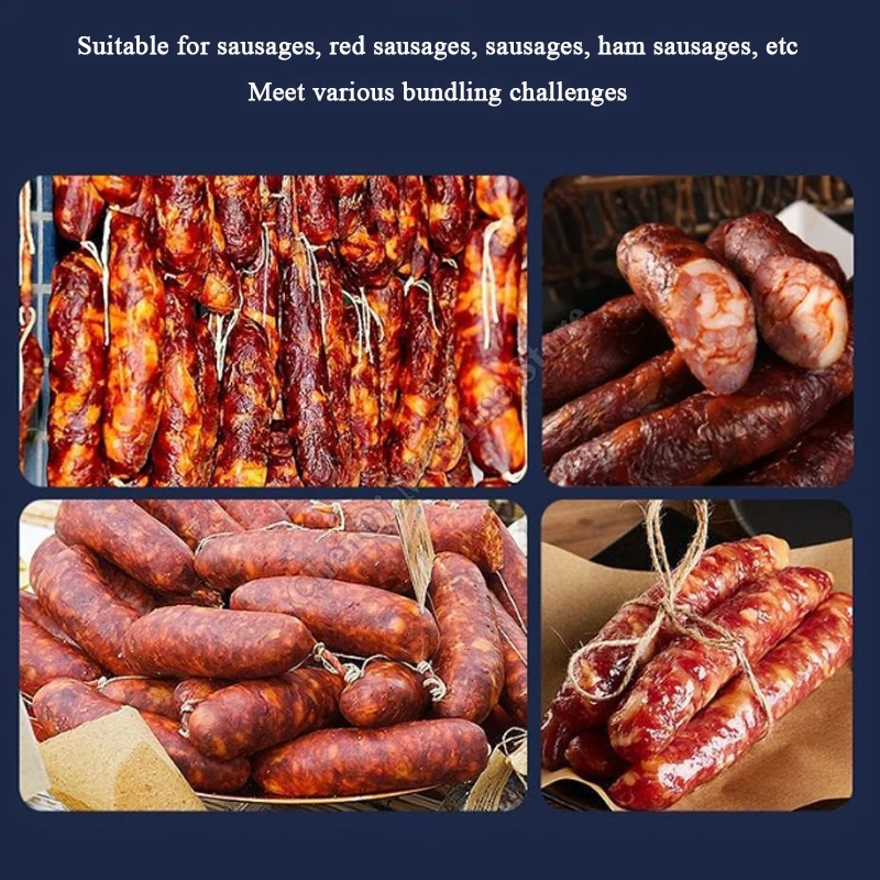 빠른 묶는 기계 상업용 가정용 소시지 전기 묶는 기계 소시지 핫도그 단면 기계 자동 묶는 기계