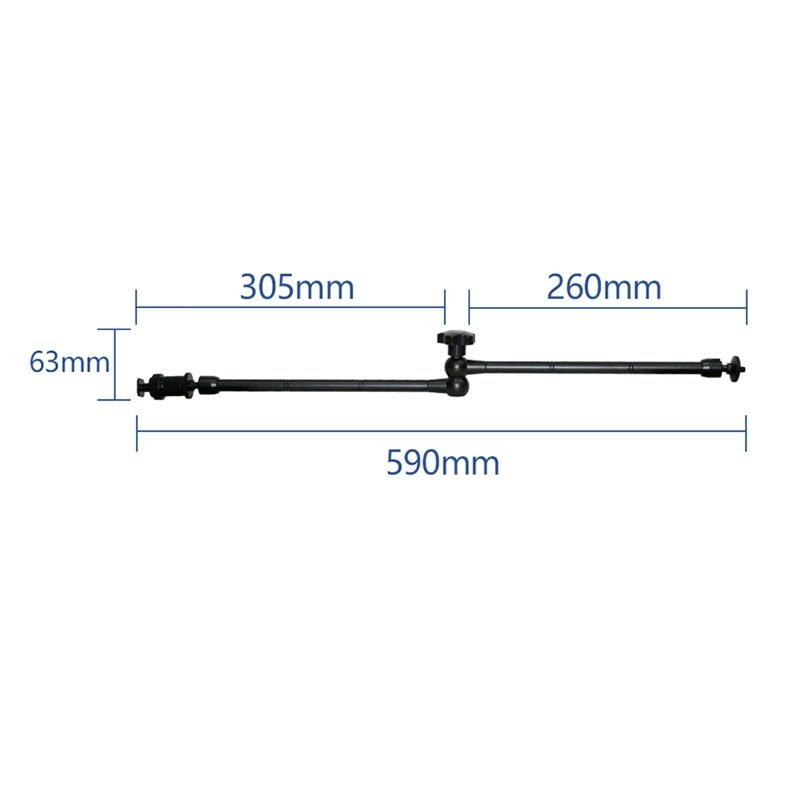 Top-20 Inch Gelede Camera Magische Arm Voor Camera LCD Monitor Microfoon Flitsverlichting Stand Phgraphy Onderdelen