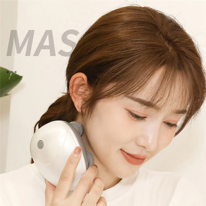 AYMR-Electric Pet Cats Massager for Dog Body Scalp Head Relaxing Shoulder Neck Health Care Massage-Green
