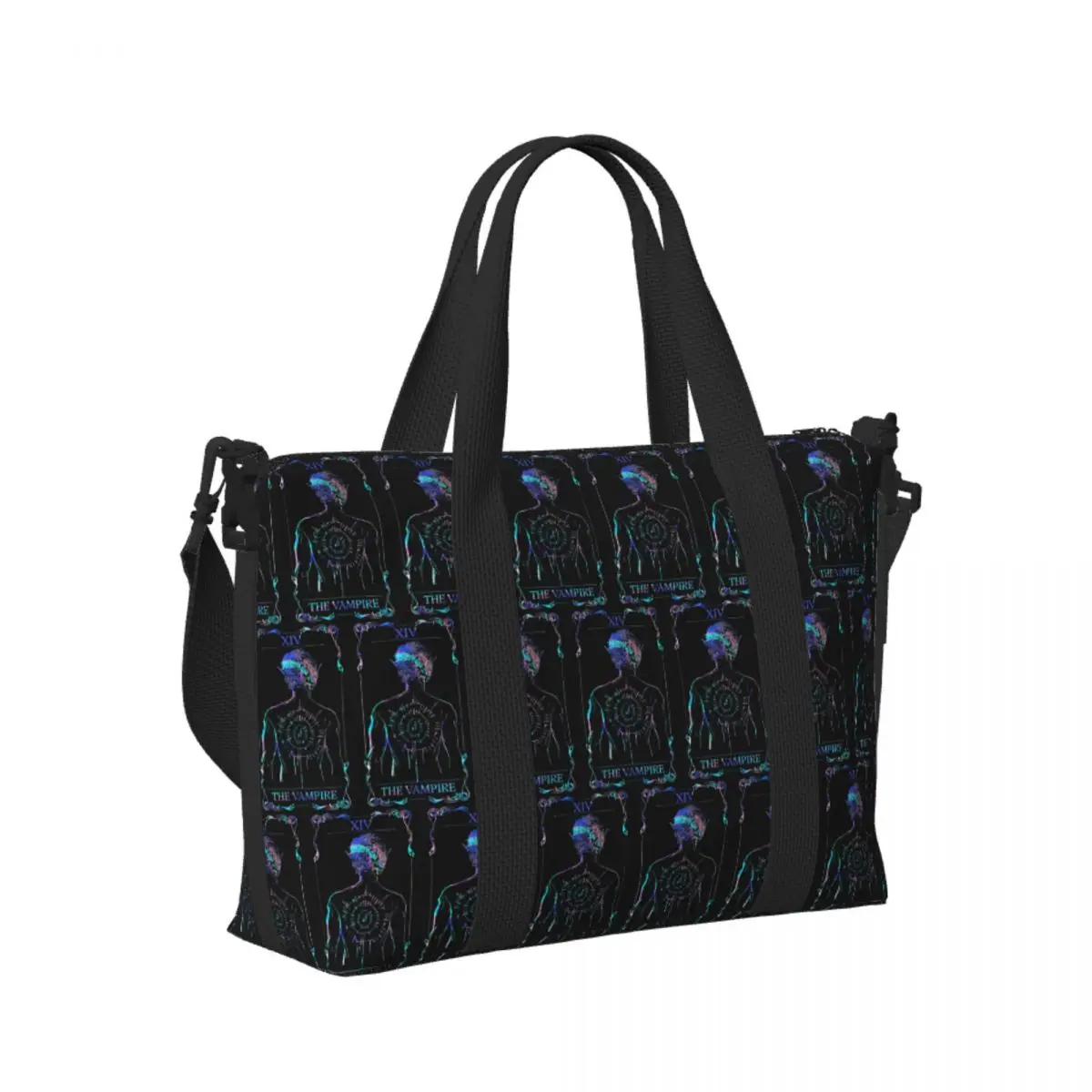 

Custom Astarion Baldurs Gate The Vampire Beach Travel Bag Tote Bags for Gym Yoga Women Shopping Duffle Shoulder Bag