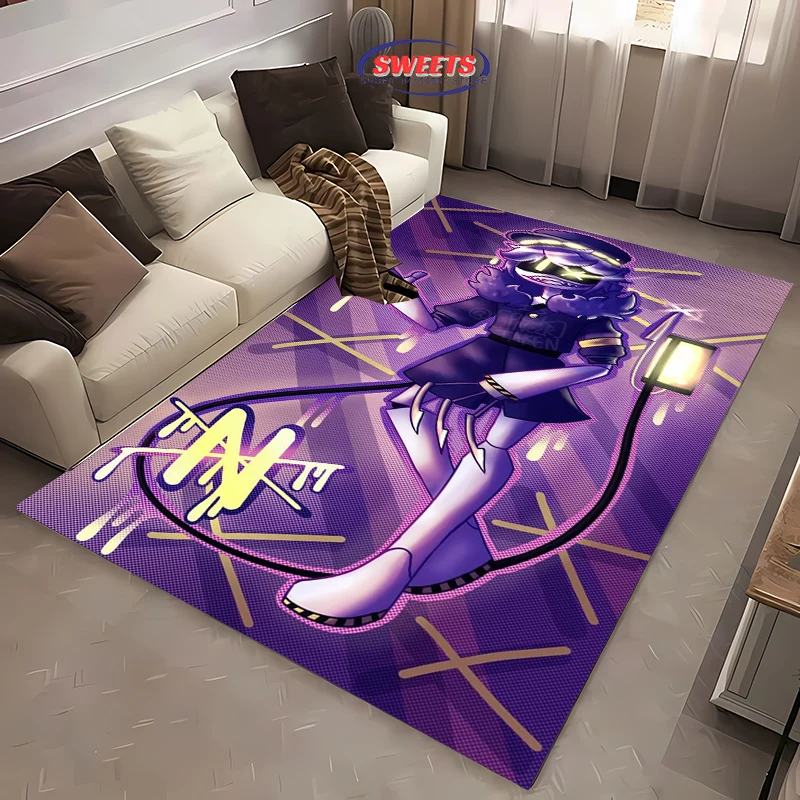 3D Printing Murder Dr0ne Theme Carpet for Living Room Kid's Bedroom Mat Sofa Doormat Floor Rug, Anti-slip Durable Decor Mat Gift