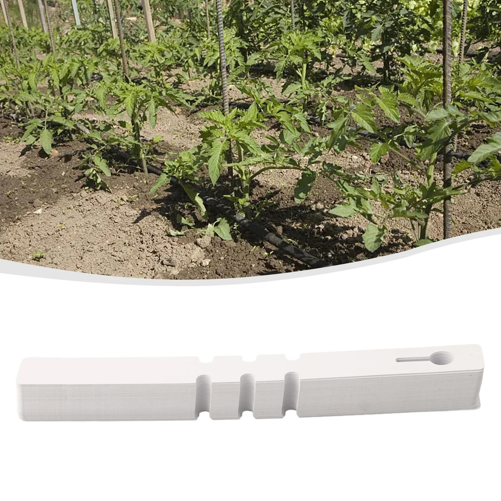 100pcs pennarelli per piante impermeabili in PVC etichette appese strumenti per etichette per strumenti di etichette per marcatori per piante da giardinaggio fornitura di fioriere per vasi da giardino