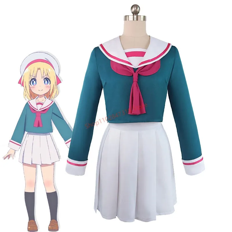 

2025 Anime Lily Baker Cosplay Costume Cultural Exchange With a Game Centre Girl Sailor Suit Cosplayer JK Uniform Halloween Party