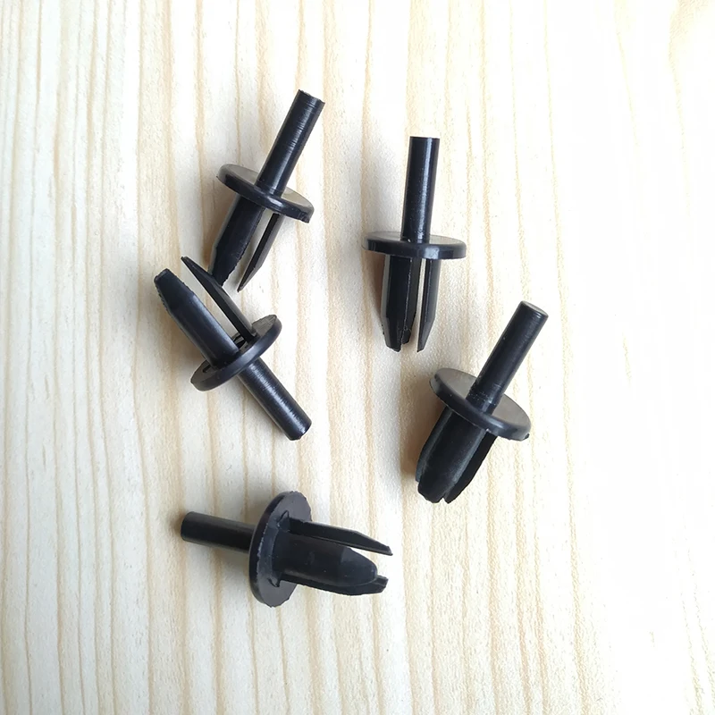 10/20/50Pcs License Plate Holder Clips Plastic Rivet Deflector Panel Fasteners For Porsche For BMW For Volvo 8mm Hole