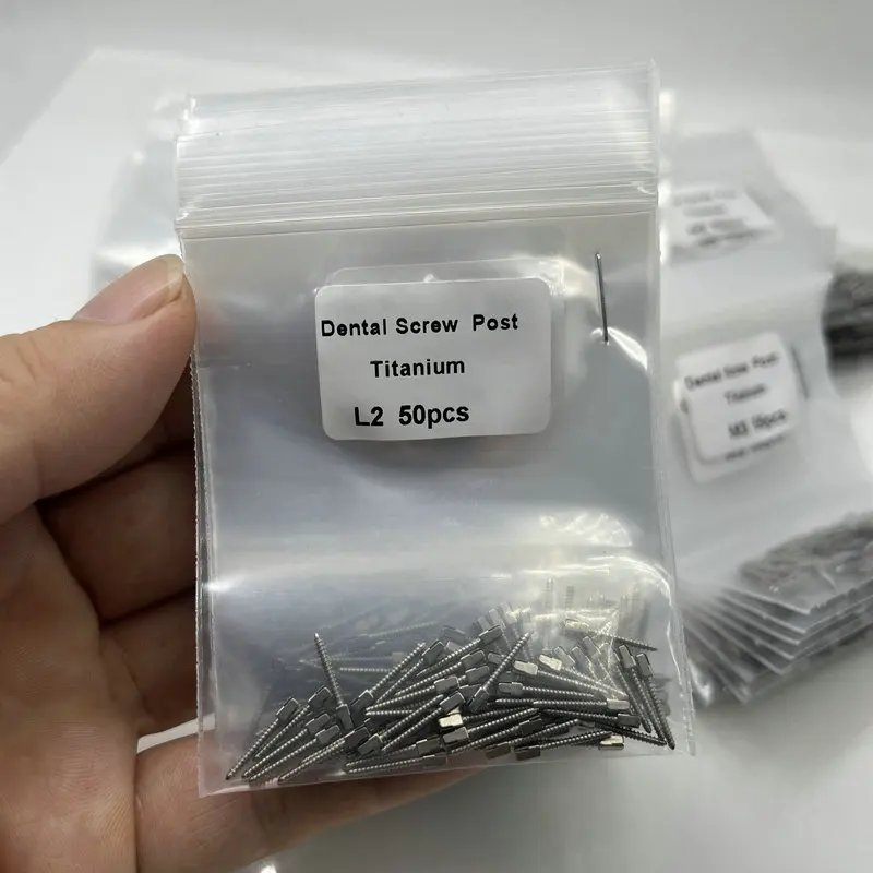 Dental Titanium Screw Post 50Pcs Bag  Dental Materials For Dentist Tool Dentistry Use Post