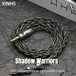 XINHS Shadow Warrior HiFi Earphone Upgrade Cable 2.5mm 4.4mm Balanced Cable HD650 IE900 0.78mm kz QDC Suitable for Sennheiser