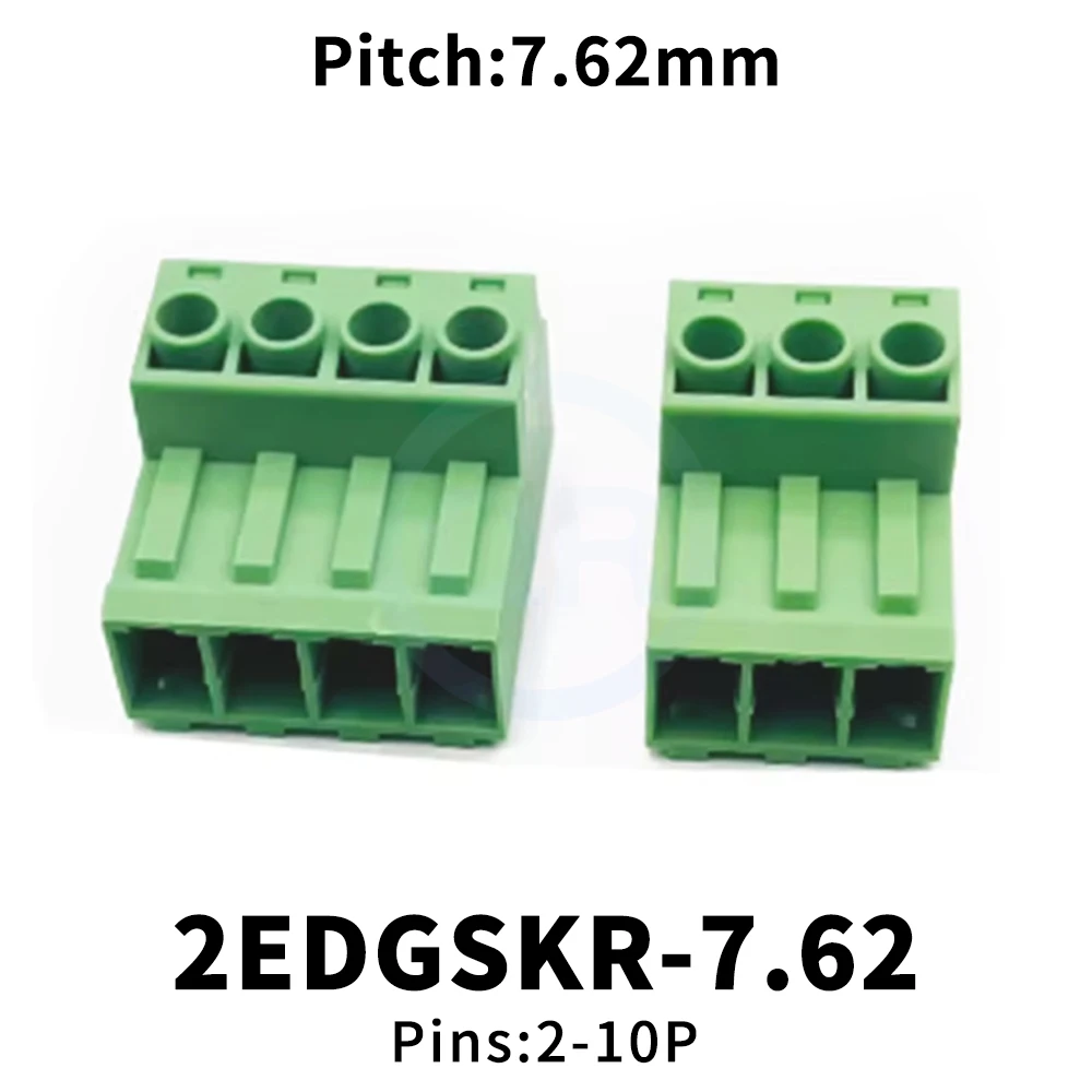 (1 Pcs) KF2EDGSKR - 7.62mm SKR 2P 3P 4P ~ 10P Docking Block Phoenix Plug-in PCB Terminal Block 5EDGK Connector IPC5-ST 2EDGSKR