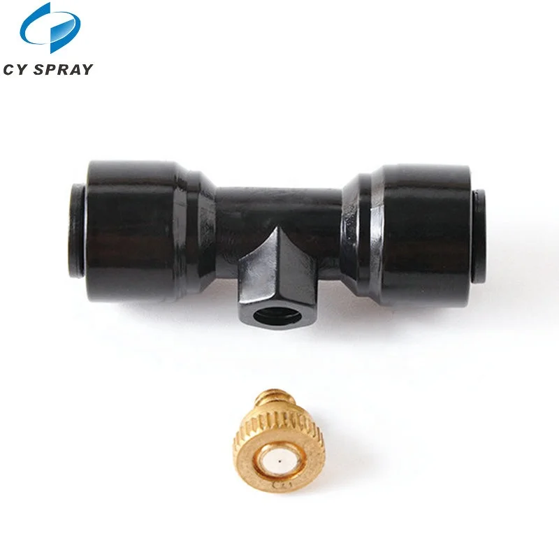 

Для орошения сада, сельскохозяйственное распылительное соединение, капельное охлаждающее соединение для распыления низкого давления, тройник