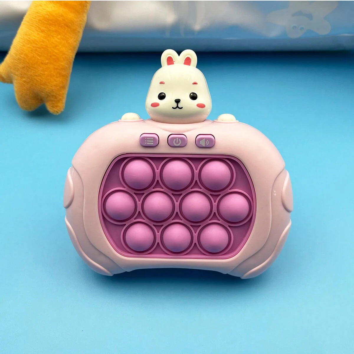 1 Pc Rabbit Hitting Ground Mouse Pushing Electronic Game Machine Educational Toys