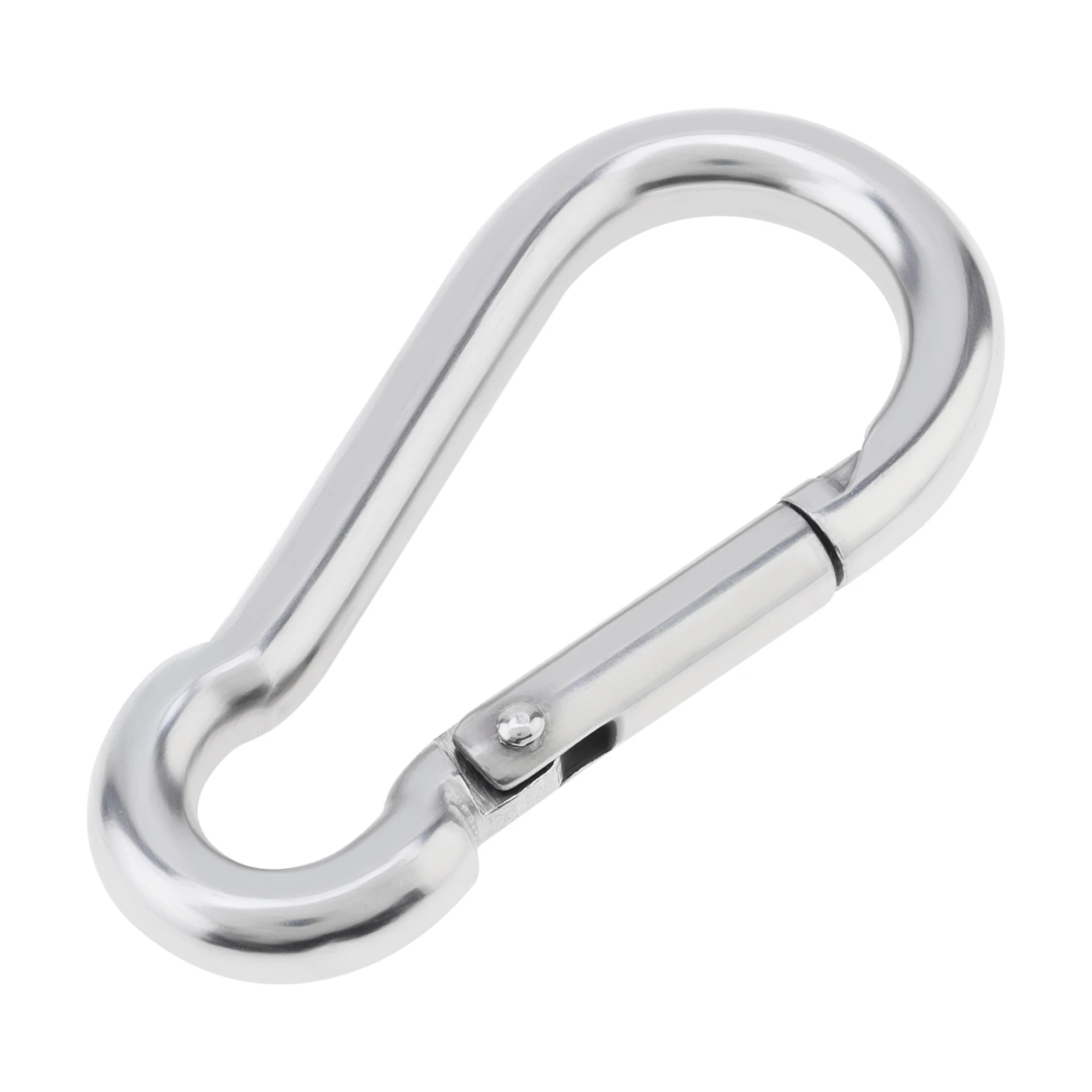 5pcs Stainless Steel Carabiner Clip Spring Snap Hooks for Gym Equipment / Outdoor Shade Sails / Camping Hiking Hammock Swing