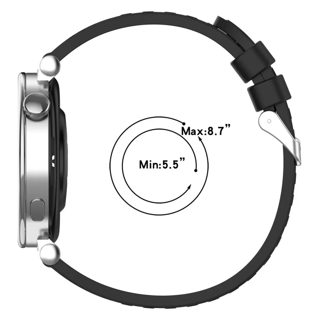 Cinturino per orologio con struttura in morbido silicone da 22 mm per Redmi Watch 5 Active/Watch 5 Lite