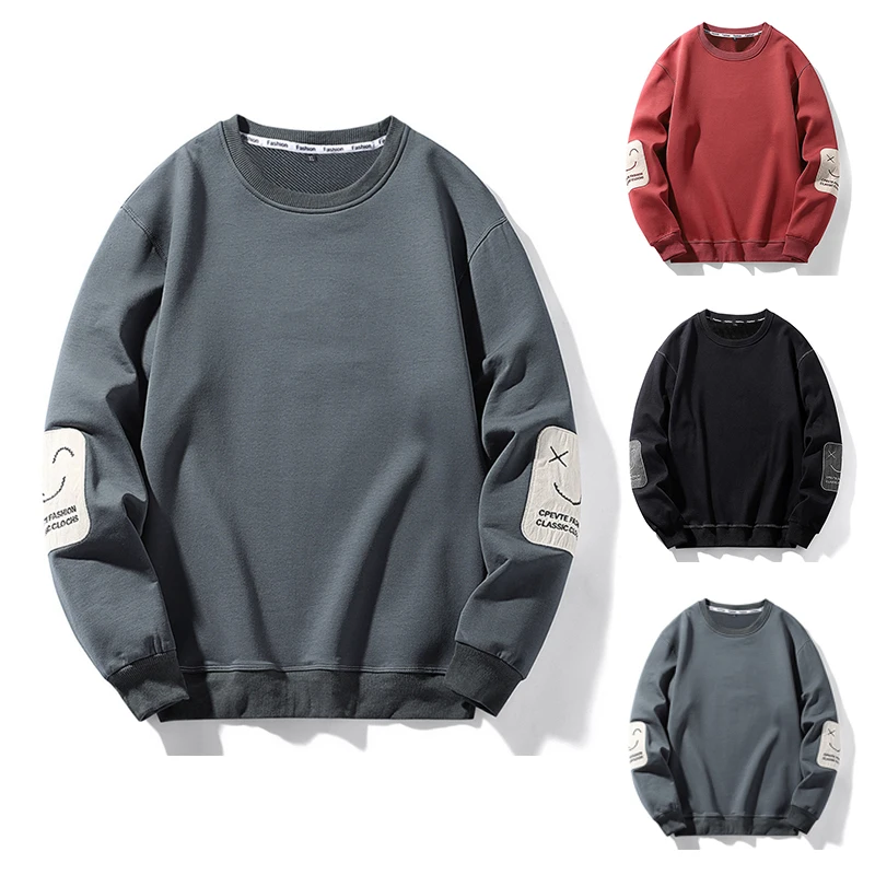 New Style Thickn Crew Neck Hoodie Fashionable Matched with High-quality Fabric Keep Warm Breathable Comfortable Casual Hoodie