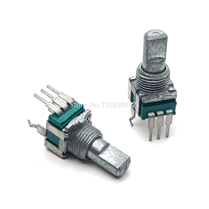 1 Piece RK09L1140A2U Amplifier Audio Volume Potentiometer RK09L114001T Single B10K B50K 103B 503B Half Shaft 15MM