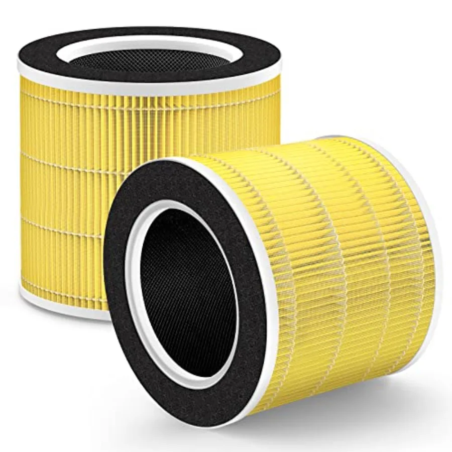 

RP-AP089-F1 Compatible with RENPHO Replacement Filter RP-AP089W RP-AP089B AP-089 AP-089S 5-Stage H13 True HEPA Filter Yellow 2-