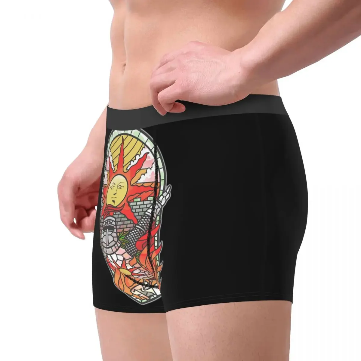 Men's Boxer Shorts Panties Dark Souls 2 Artorias Of The Abyss Solaire  Astora Praise  Sun Soft Underwear Homme Underpants